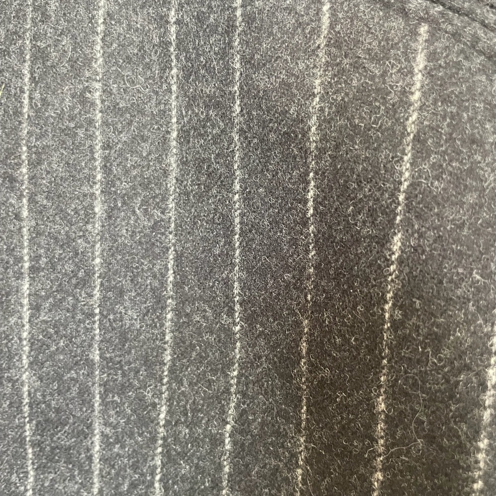 Ralph Lauren Blazer Pinstripe Velvet Collar 100%Lambwool One Button DarkAcademia - Picture 13 of 16